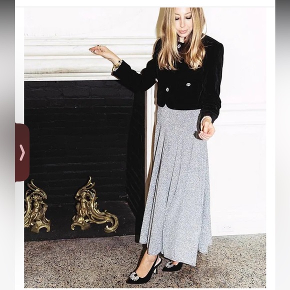 NWT Antonio Melani
x Born on Fifth Celine Metallic Midi Skirt - Picture 2 of 16